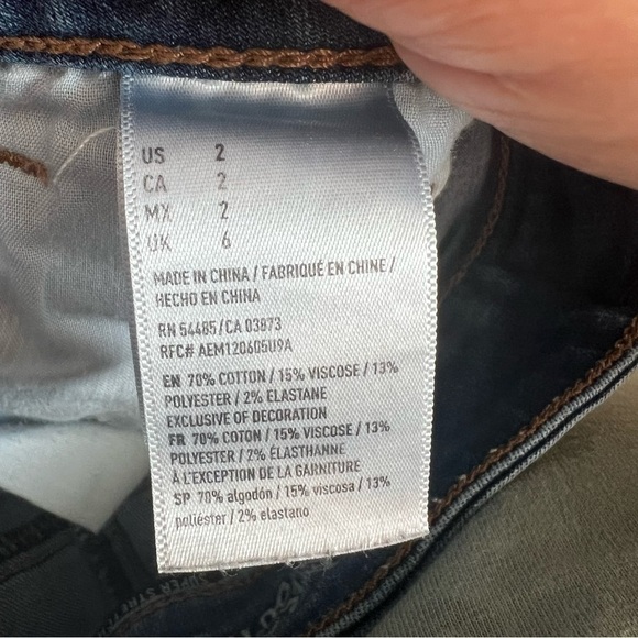 AEO MIDI Cuffed Denim Shorts - Picture 6 of 6